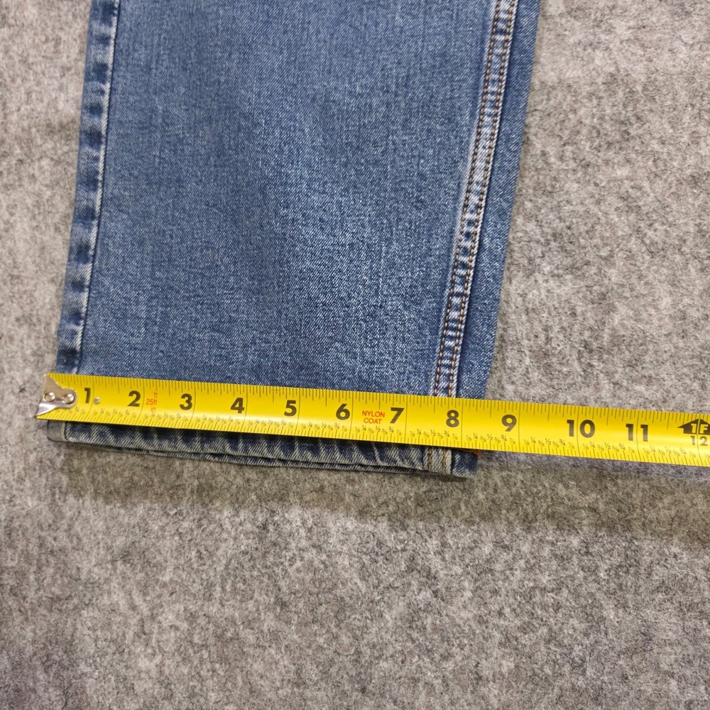 Levis 505 Regular Fit Stretch Jeans Mens 38x30 Medium Wash Blue Straight Leg NWT - Picture 9 of 11